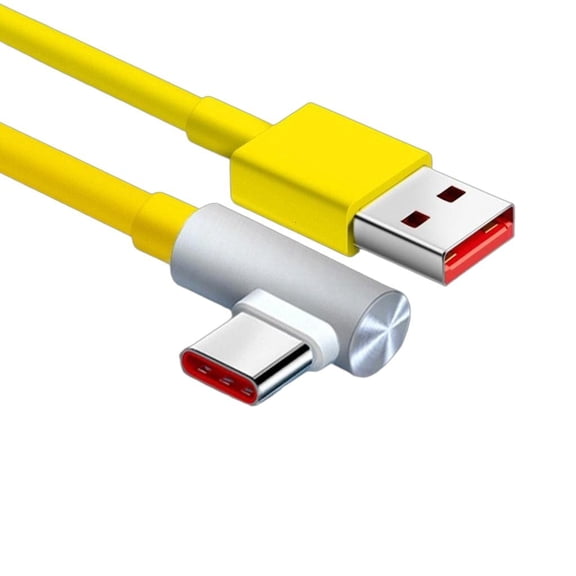 90 Degree Data Transfer Charging Extension Cord 120W USB Type C Charging Cable