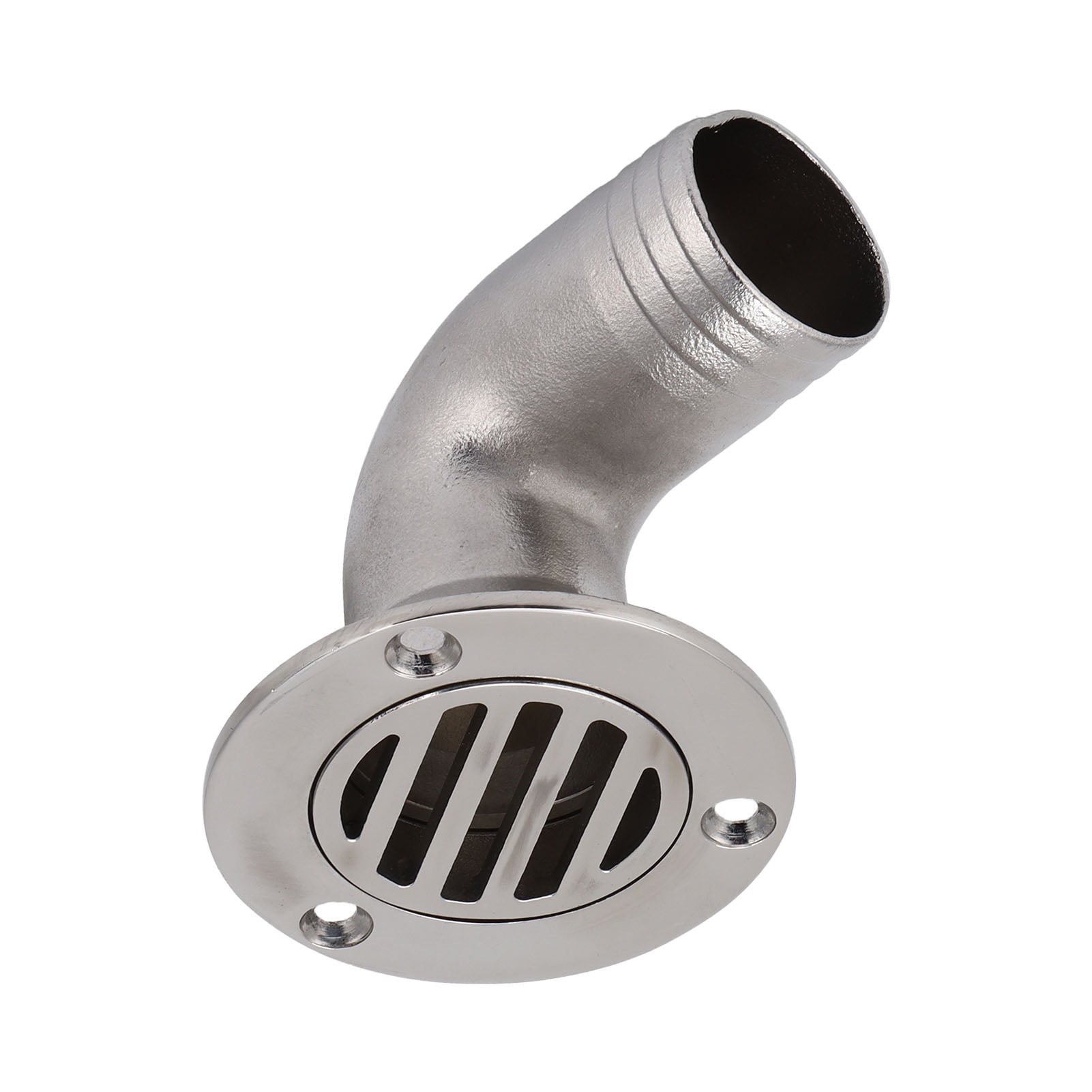 90 Degree Deck Drain Scupper 1.5in OD 316 Stainless Steel Plumbing