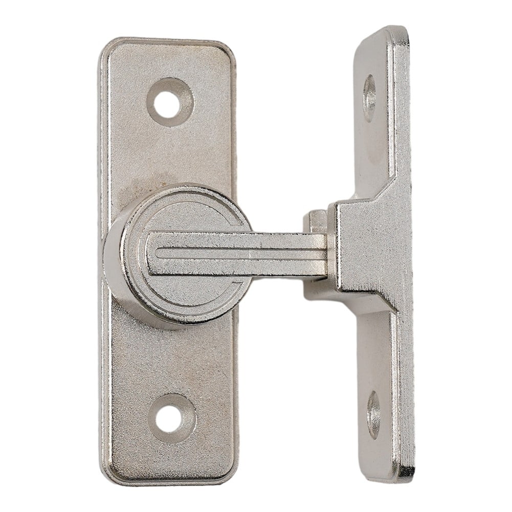 90 Degree Door Buckle Latch Zinc Alloy Right Angle Lock For Sliding