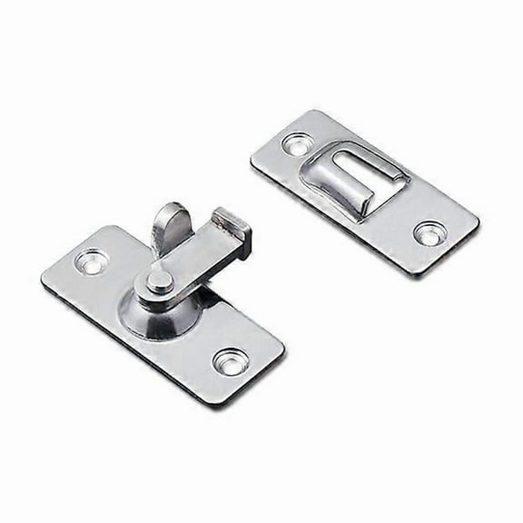 90 Degree Door Lock Latch, Safety Angle Lock Catch for Sliding/Push Door