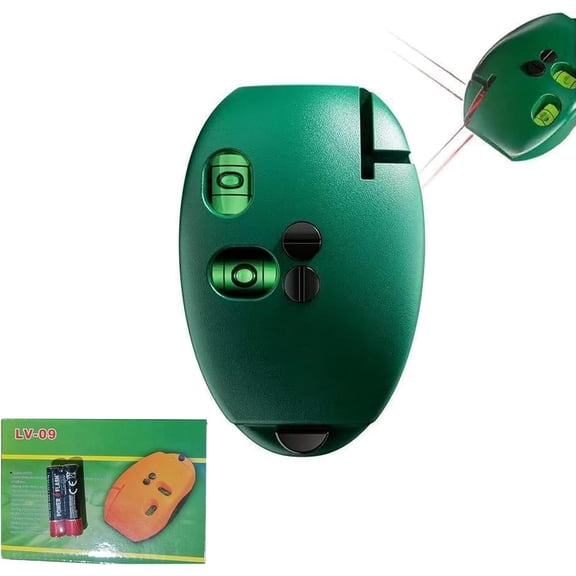 90 Degree Electronic Red Light Scale, Red Light Level Green Light Level, Self-leveling Line,Parallel Line Suitable for Construction Portable (1 pc)