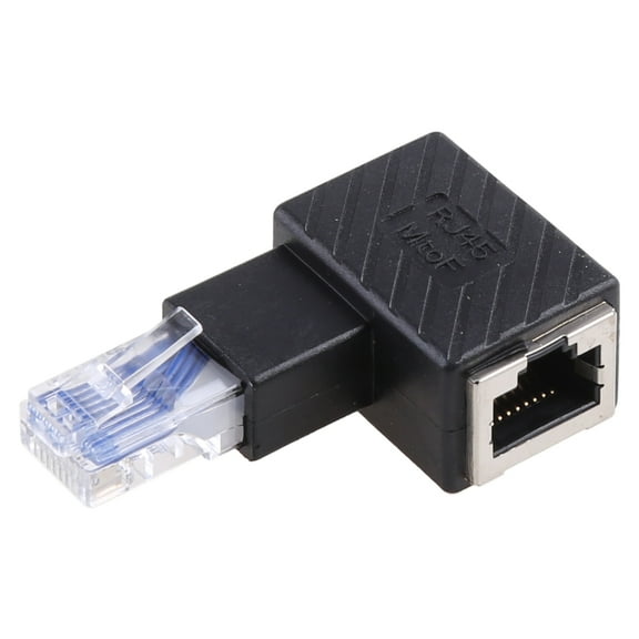 90 Degree Ethernet LAN RJ45 Male to Female Right/ Left / Up /Down/ Angle Network