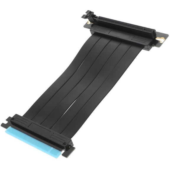 Homoyoyo Riser Cable Pci-E 3.0, Black, Durable Copper, Stable Transmission for Pcs