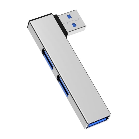 90 Degree Fast Speed USB C Docking Station 4 Port Hubs, USB3.0 Data Transfer for Laptop