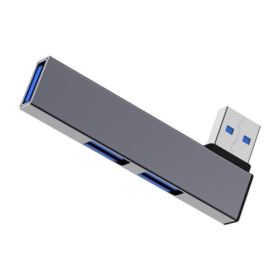 90 Degree Fast Speed USB C Docking Station 4 Port Hubs, USB3.0 Data Transfer for Laptop