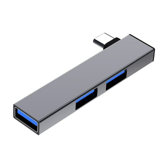 90 Degree Fast Speed USB C Docking Station 4 Port Hubs, USB3.0 Data Transfer for Laptop