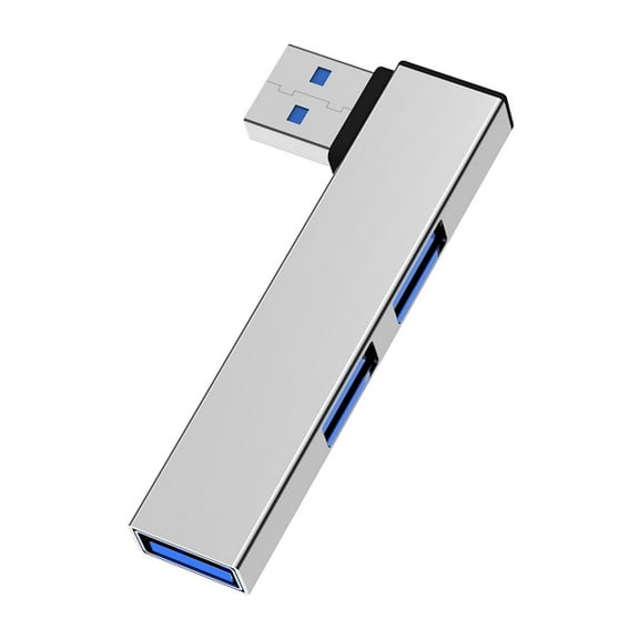 90 Degree Fast Speed USB C Docking Station 4 Port Hubs, USB3.0 Data Transfer for PC Laptop