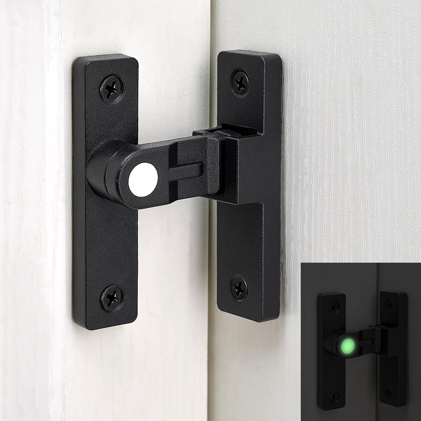 90 Degree Flip Latch,Zinc Alloy Right Angle Gate Latches,for Enhanced ...