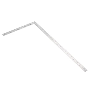 90 Degree Framing Square Ruler Layout Template Tool L Shape Right Angles Ruler Stainless Steel Measuring Ruler