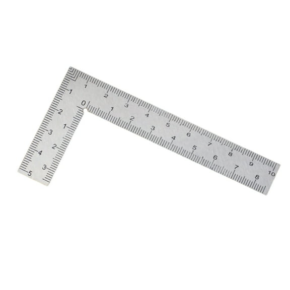 90 Degree Framing Square Stainless Steel L Shape Square Ruler Metal Square Woodworking Measurements Tool for Drawing
