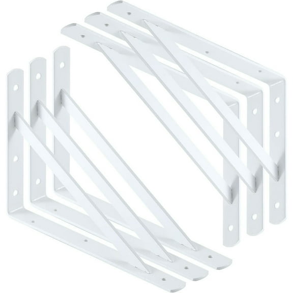 90 Degree Heavy Duty Triangular Bracket Shelf Support Wall Mounted Iron For Floating Shelves Partitions Model