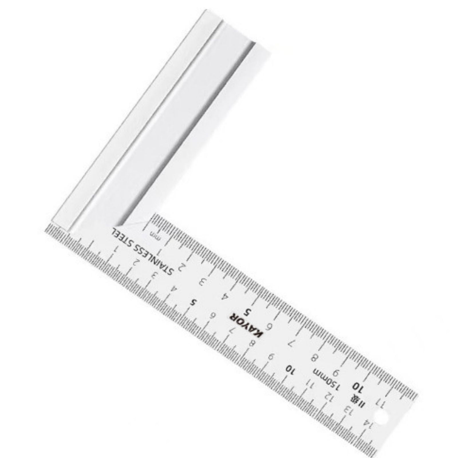 90-Degree High-precision Thickened Industrial-grade Steel Ruler ...
