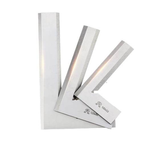 90 Degree Knife Edge Square Ruler Measuring Multi Angle Bladed Try Square Angle Ruler L-shaped Ruler Set Squads Gauge Tool ,Corrosion Resistant