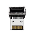 thumbnail image 1 of 90 Degree L Shaped USB3.1 Type E to Type C Converter Optimizes Internal Cable Management PH76EE A / PH76EE B, 1 of 8