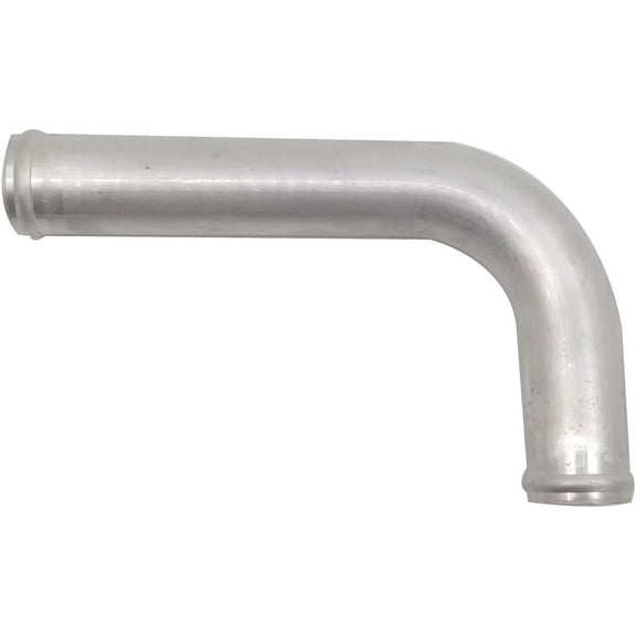 90 Degree Mandrel Bend Aluminum Radiator Tube Hose 1.5" O.D. Natural