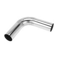 thumbnail image 1 of 90 Degree Mandrel Exhaust Pipe DIY Custom Car Modified Exhaust Pipe Tubing Piping 51mm/2" OD 200mm/7.87" Length 304 Stainless Steel Silver Tone, 1 of 7
