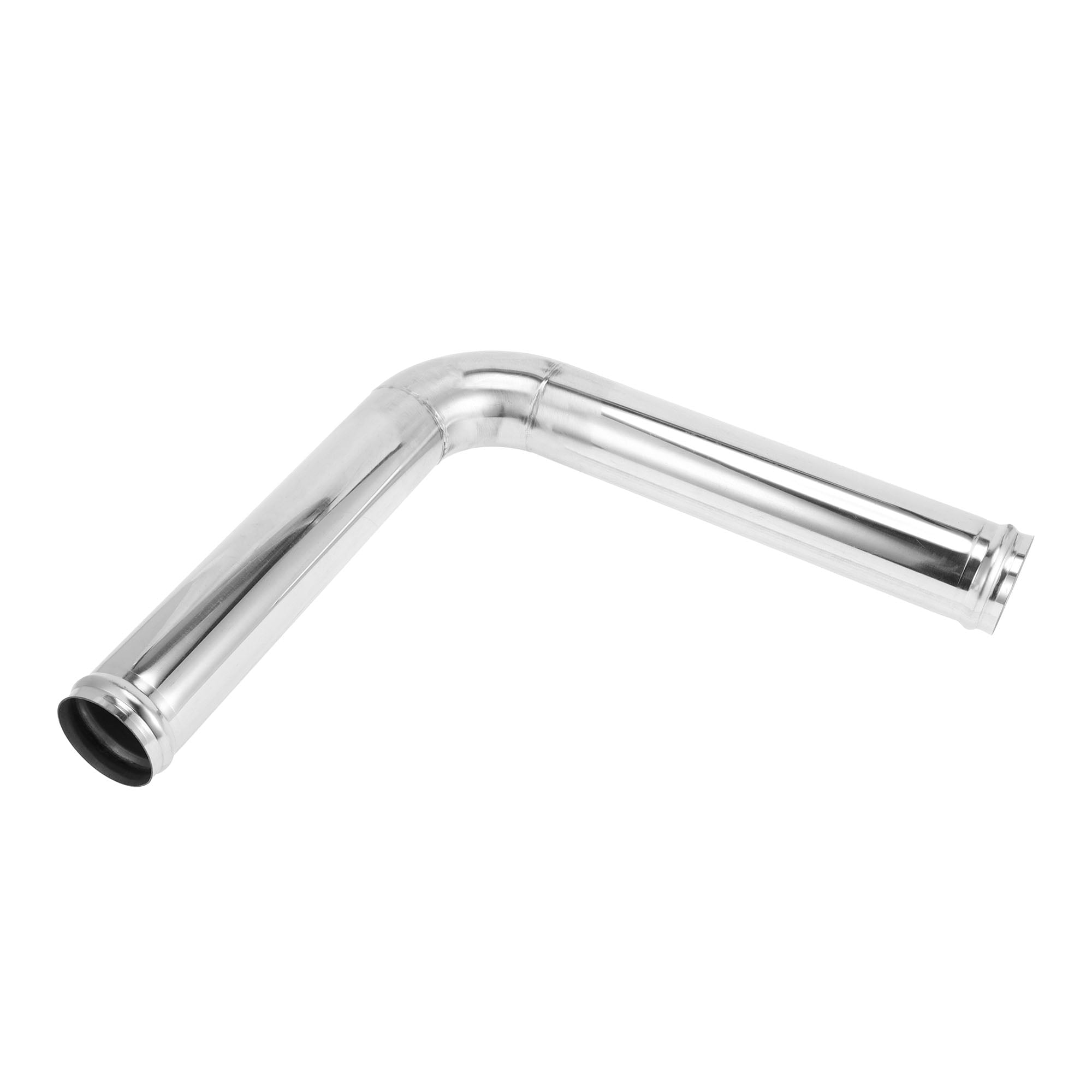Straight Exhaust Pipe Tube DIY Custom Car Modified Exhaust Pipe Tubing Piping 51mm 2 Od 1220mm 48 Length T316 Stainless Steel Silver Tone