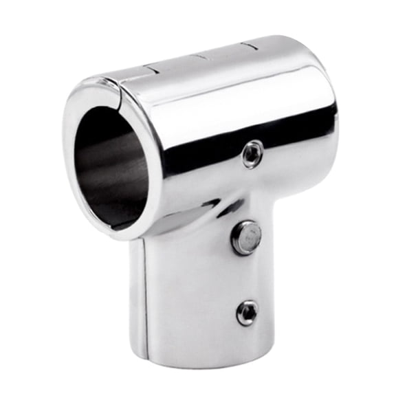 90 Degree Marine Handrail Tees Steel Pipes Connector Handrail Tees Joint Marine Handrail T Connector Boat Railing Fittin