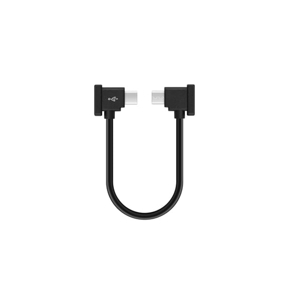 90 Degree Micro to Type C Connector Wire Remote Controller Extension Cord Type-C to Micro USB Cable for DJI Mavic Air 2/Air 2S/Mini 2 /Pocket 2/osmo Pocket