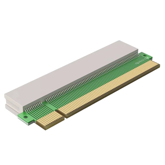 90 Degree PCIe Extension Card Converting Vertical Slots to Horizontal in Low Profiled Case for Broadly Server Use
