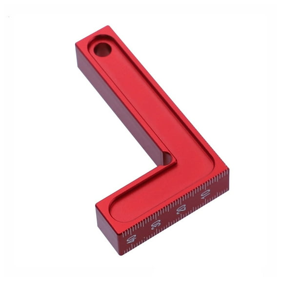 90 Degree Positioning Ruler Aluminum Alloy Positioning Ruler for Picture Frame Woodworking Carpenter Clamping Tool