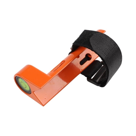 90 Degree Right Angle Bubble Level for Standard Rod, Die-Cast Aluminum Pole Leveler with Adjustable 7/8 Inch Vial for Centering Round and Rectangular Rods in Surveying