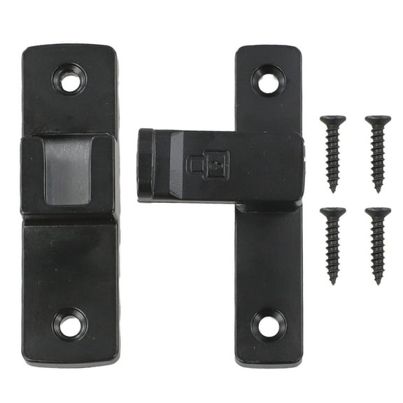 90 Degree Right Angle Door Lock Zinc Alloy Sliding Door Latch for Cabinets,Windows and Home Security