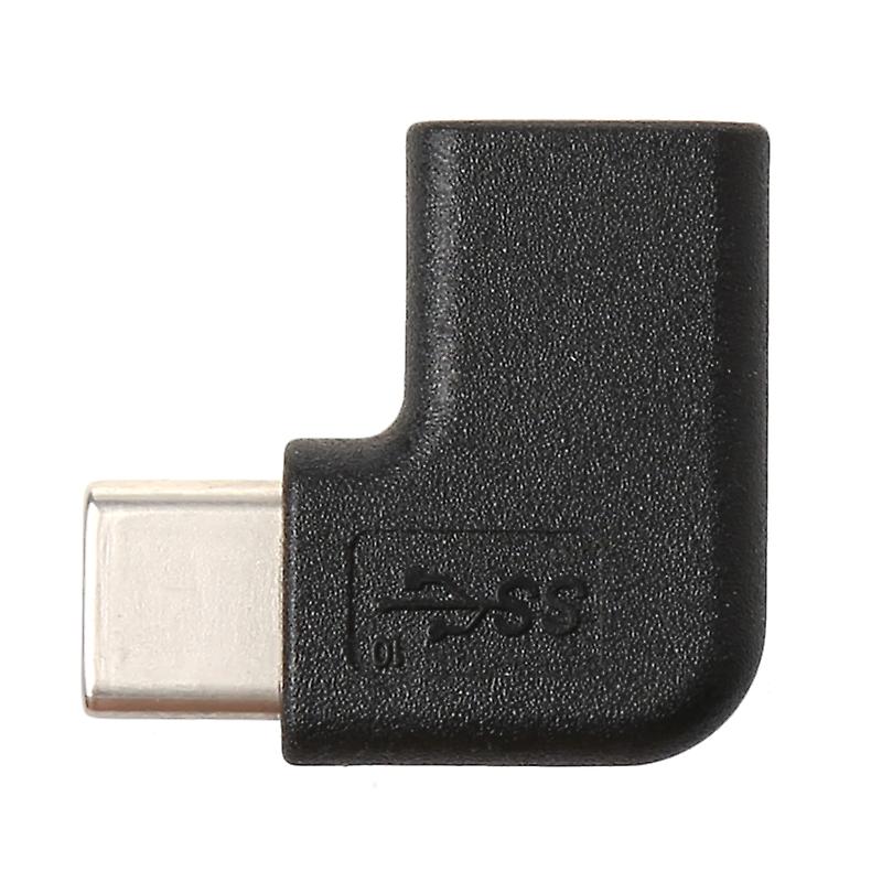 90 Degree Right Angle Usb 3.1 Type C Male To Female Usb-c Converter ...