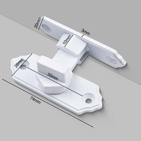 90 Degree Stainless Door Latch Sliding Screen Door Latch Barn Door Lock Hasp