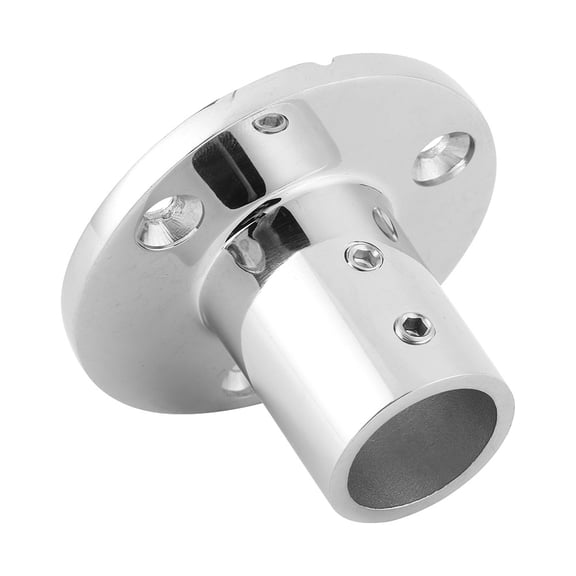 90 Degree Stainless Steel Boat Handrail Base for 7/8 Inch Marine Tubing Heavy Duty Boat Rail Fitting for Deck and Handrail Installation