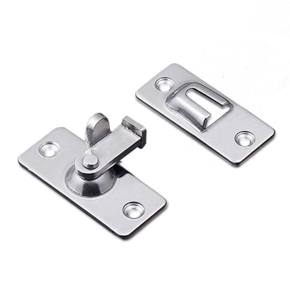 90 Degree Stainless Steel Latch- Safety Right Angle Lock Sliding Door Catch C5F5