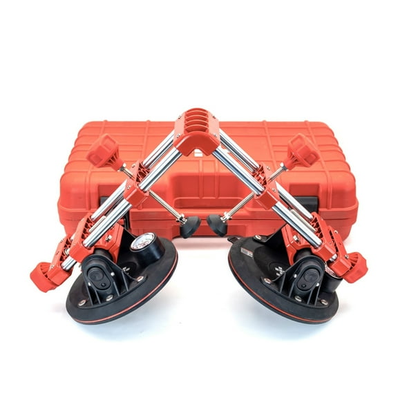 90 Degree Stone Seam Setter With 8inch Suction Cup Right Angle Seam Setter With Pressure Gauge Joining And Leveling Installation Tool ,Strong Suction Force