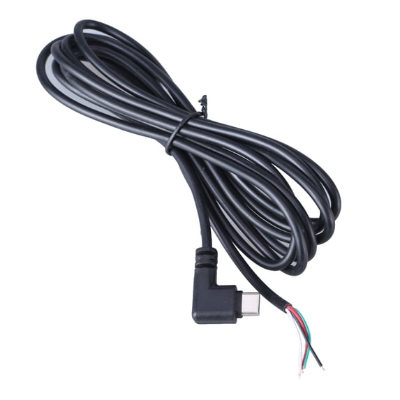 USB Power Cable Cord Straight Head/90° Male Plug to 4Pin Bare Wire Charging Wire Line for 5V USB Devices Repair
