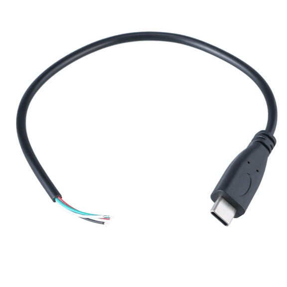 90 Degree/Straight Head USB to 4Pin Wire Open End Power Cord, USB Male Plug Pigtail Extension Cable Line