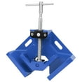 thumbnail image 1 of 90 Degree T-Handle Vice for Woodworking, Quick Fixture, Blue Right Angle Clamp, 1 of 8