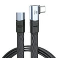 thumbnail image 1 of 90 Degree USB C Cable,Type C to Type C Cable Fast Charging 240W Type C Port Right Angled USB C Data Cable, 1 of 9