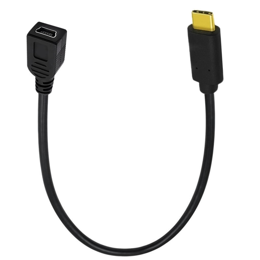 Cavo Adattatore USB Type C 3.1 A Mini USB 5 Pin 90° – 25 Cm – Per Ricarica E Dati - 2