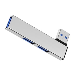 90 Degree USB Type C Hubs Docking Station 4 Port Data Transfer Expander, Fast USB3.0 for Laptop