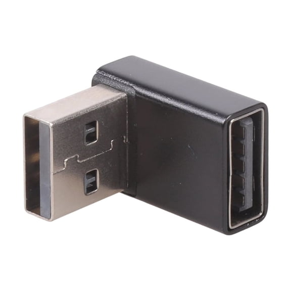 90 Degree USB3.0 Adapter Right Angle USB A Male to Female Converter Extender Connector for PC Laptop Expansion Adapter