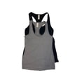 thumbnail image 1 of 90 Degree Women's Racerback Athletic Moisture Wicking Tank Top Set, 2 Pack (Heather Grey/Black, XS), 1 of 4