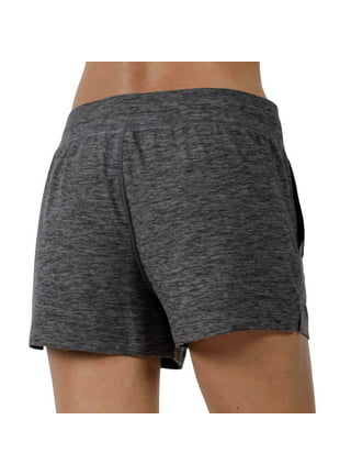 FAKKDUK Sweat Shorts Womens Casual Athletic High Waisted Shorts Comfy  Lounge Workout Shorts Summer Baggy Shorts with Pockets Gray L&Gray 