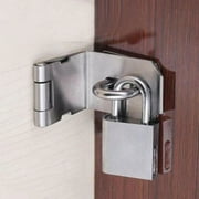 90 Degrees Hasp And Staple Gate Door Shed For Padlock Latch Lock-3 Inch