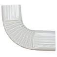 thumbnail image 1 of 90°, Downspout Elbow, Style B, 3"x4", Aluminum, White, 1 of 1