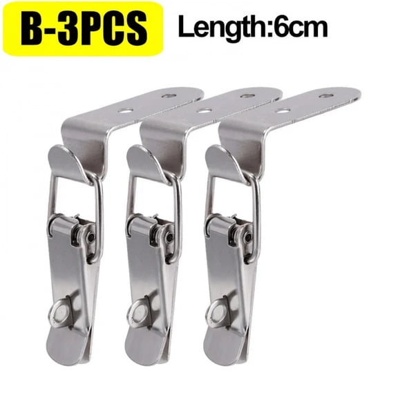 90 ° Duck-mouth Buckle Lock Wooden Boxes Hardware Closure Hasps Snap Lock Clamp Quick Release Latch for Suitcase Drawers Cabinet