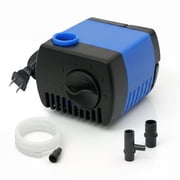 90 GPH Submersible Water Pump, Ultra Quiet Adjustable Flow Mini Aquarium & Fountain Pump for Fish Tanks, Ponds, and Hydroponics, Black