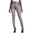 thumbnail image 1 of $90 Inc International Concepts Petite Metallic Coated Skinny Jeans Gray Size 2 P, 1 of 1