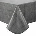 thumbnail image 1 of 90 Inch Stain & Wrinkle Resistant Washable Polyester Tablecloth, Decorative Table Cover for Dining Table, Parties, Weddings & Daily Use, 1 of 8