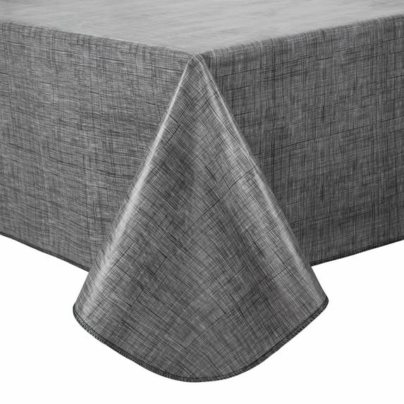 90 Inch Stain & Wrinkle Resistant Washable Polyester Tablecloth, Decorative Table Cover for Dining Table, Parties, Weddings & Daily Use