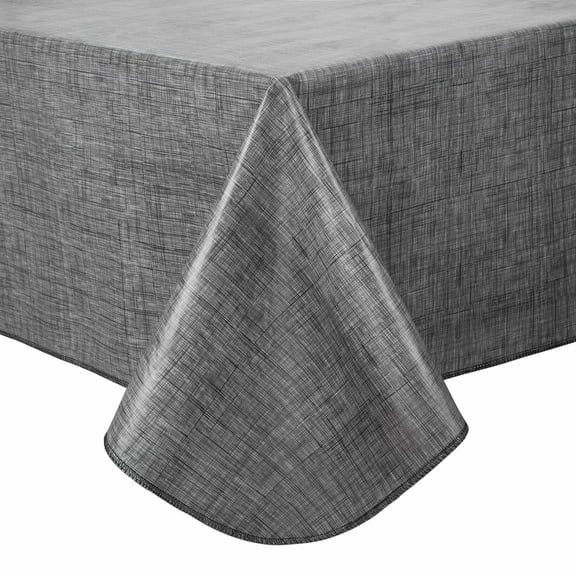 90 Inch Stain & Wrinkle Resistant Washable Polyester Tablecloth, Decorative Table Cover for Dining Table, Parties, Weddings & Daily Use