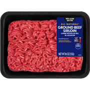 90% Lean / 10% Fat Ground Beef Sirloin, 1 lb Tray, Fresh, All Natural*